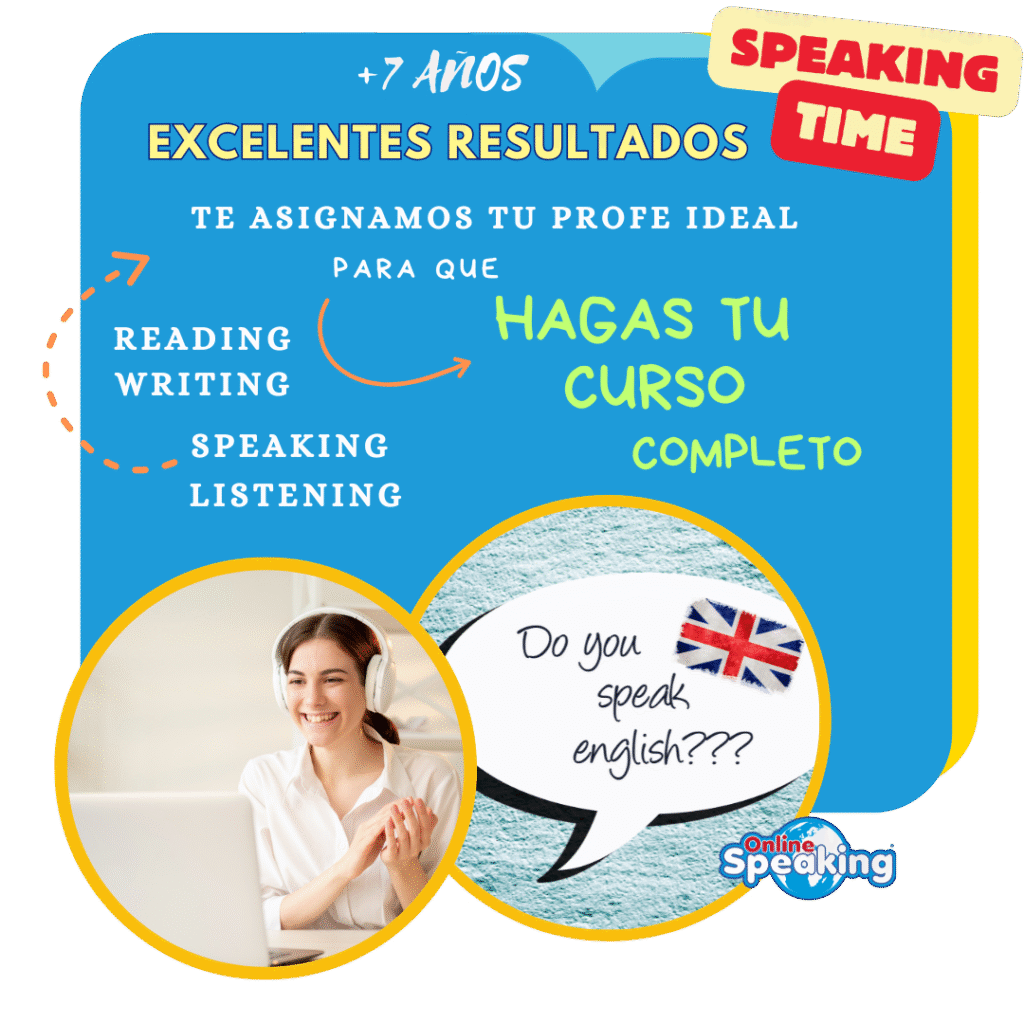 clases de conversación de inglés en Madrid con online-speaking.com