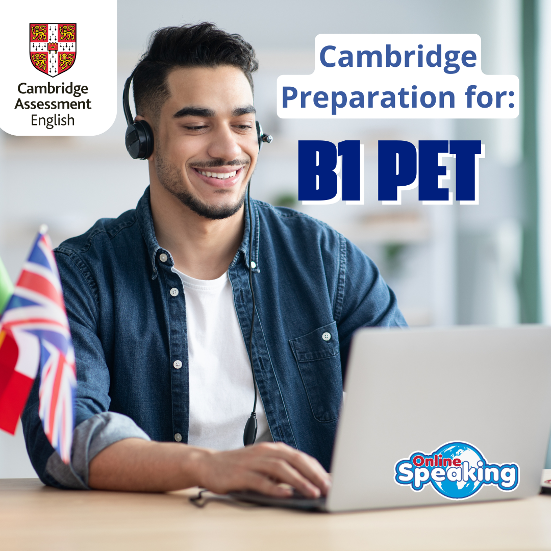 Tutorías personalizadas en Online Speaking para el B1 PET