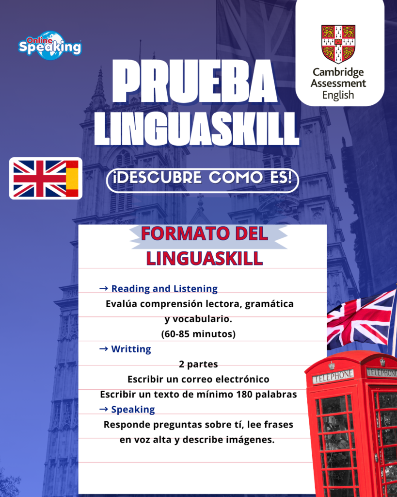 Prueba Linguaskill para preparar en Online Speaking
