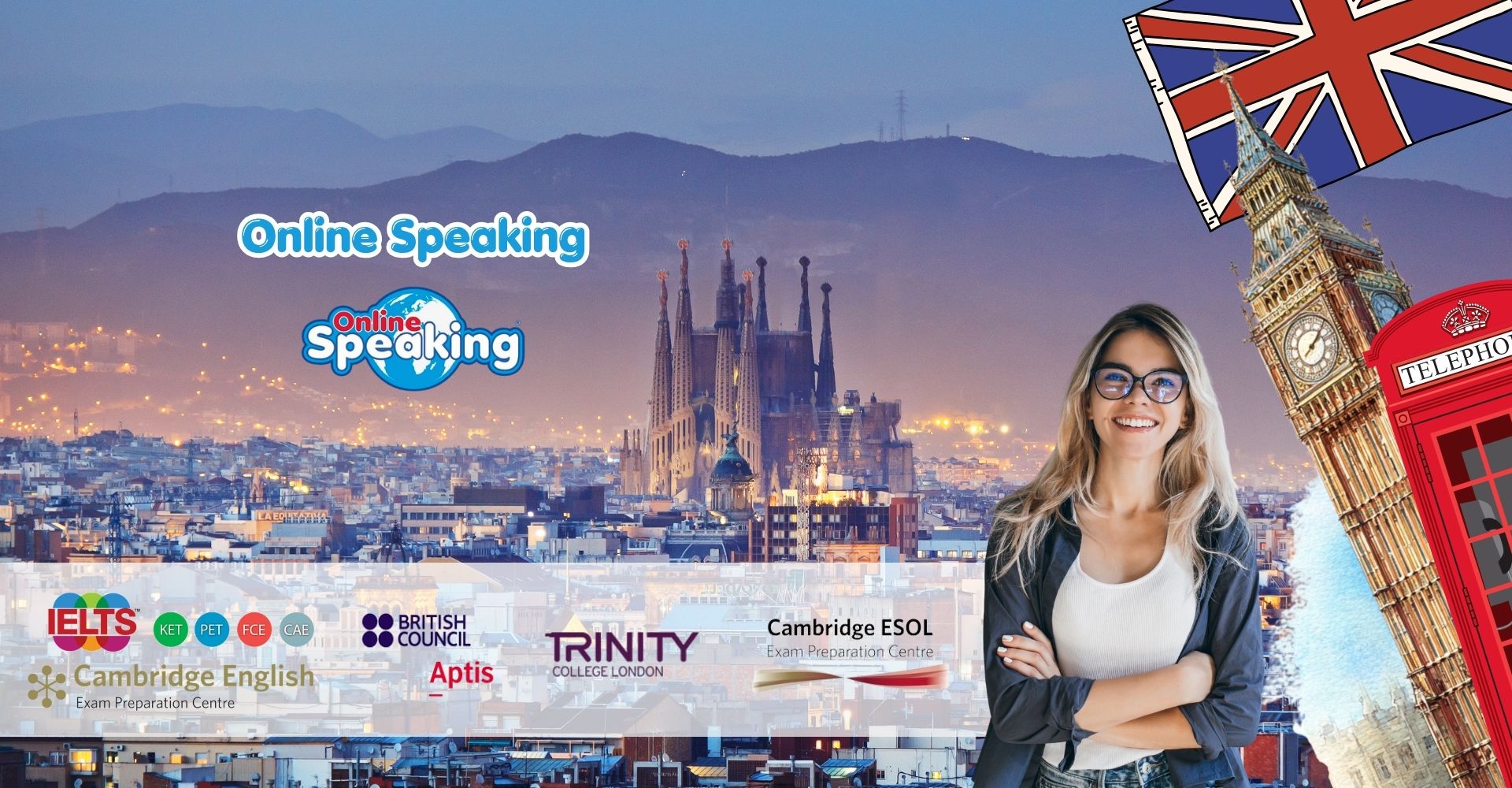 Academia de inglés presencial en Barcelona centro